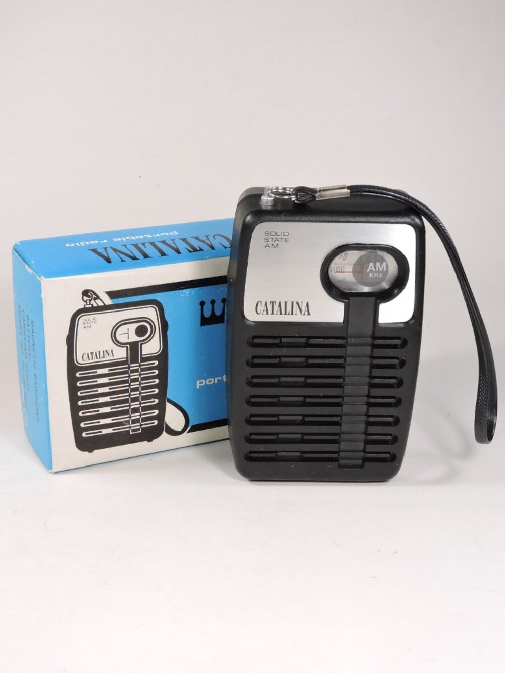 Vintage Catalina Portable AM Transistor Radio - Tested Working